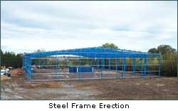 Steel Frame Erection